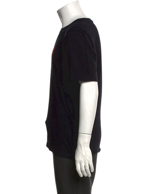 Saint Laurent Graphic Print Crew Neck T-Shirt