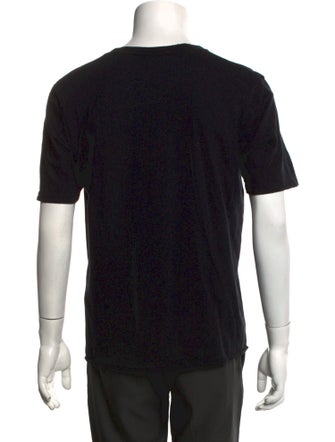 Saint Laurent Graphic Print Crew Neck T-Shirt