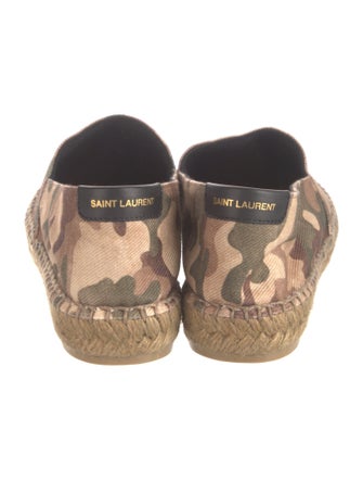 Saint Laurent Canvas Printed Espadrilles