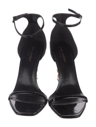 Saint Laurent Patent Leather Sandals