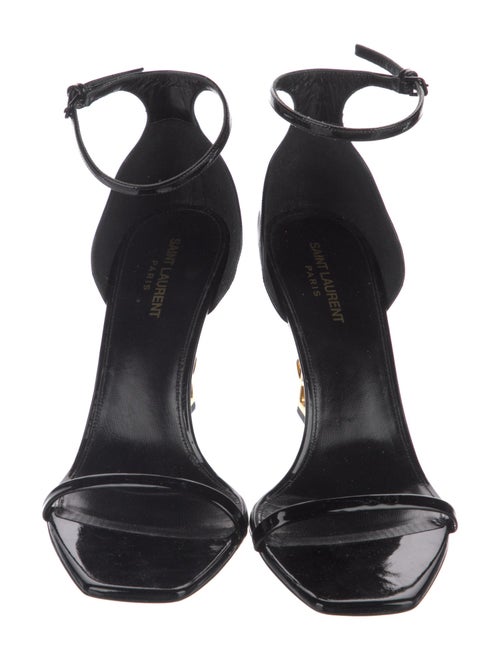 Saint Laurent Patent Leather Sandals