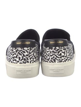Saint Laurent Canvas Printed Sneakers