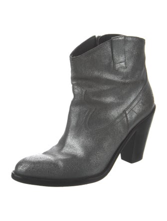 Saint Laurent Leather Western Boots