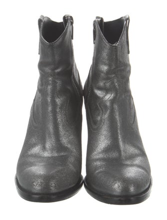 Saint Laurent Leather Western Boots