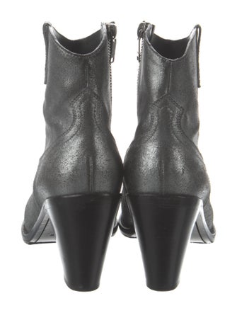 Saint Laurent Leather Western Boots