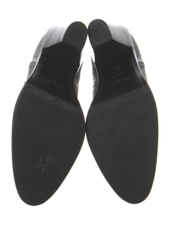 Saint Laurent Leather Western Boots