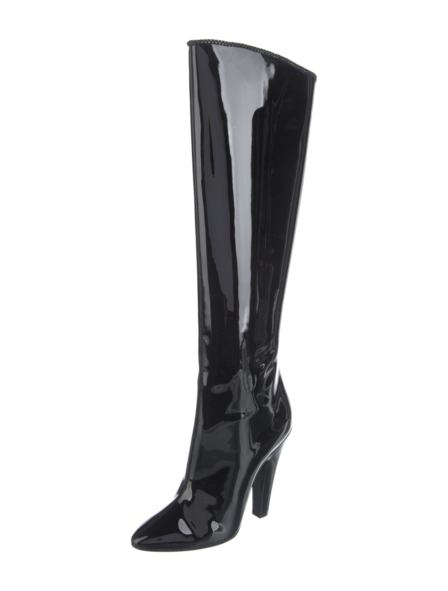 Saint Laurent Patent Leather Boots