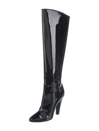 Saint Laurent Patent Leather Boots