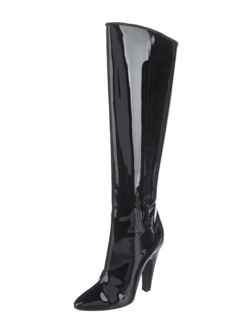 Saint Laurent Patent Leather Boots
