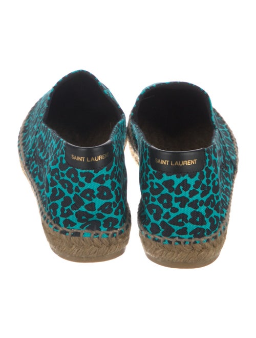 Saint Laurent Canvas Printed Espadrilles