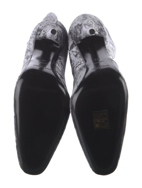 Saint Laurent Velvet Sock Boots