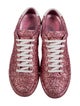 Saint Laurent Glitter Glitter Accents Sneakers