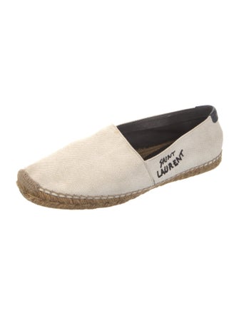 Saint Laurent Canvas Graphic Print Espadrilles