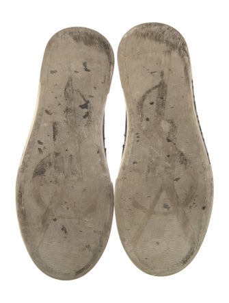 Saint Laurent Leather Printed Sneakers