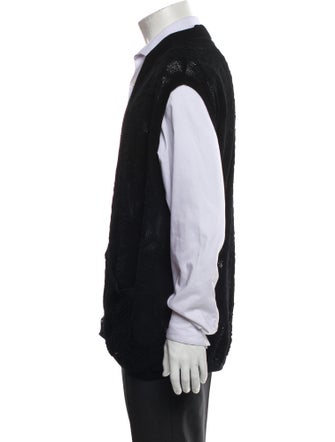 Saint Laurent Printed Open Front Cardigan