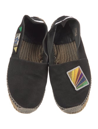 Saint Laurent Canvas Printed Espadrilles