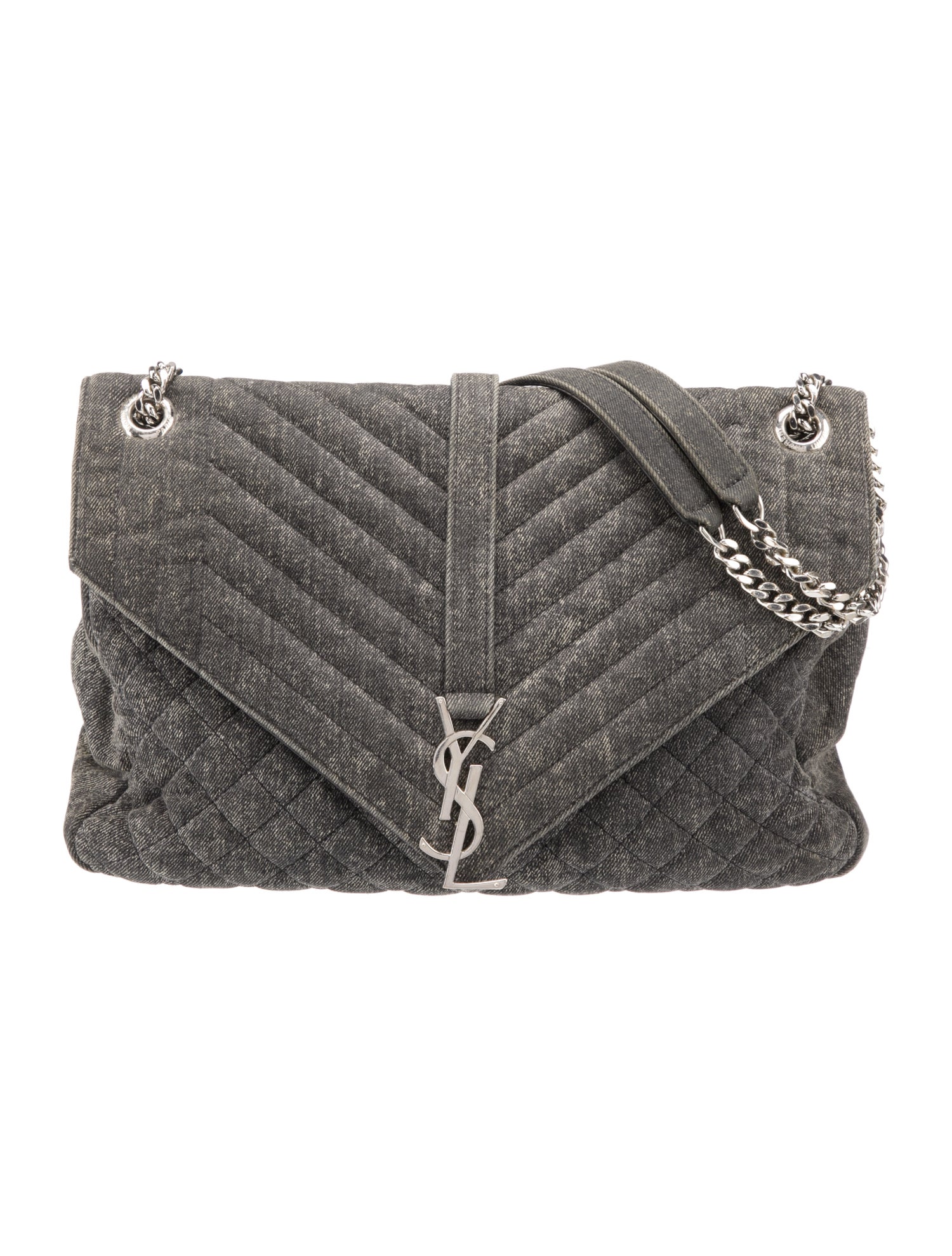 Saint Laurent Quilted Envelope Large
