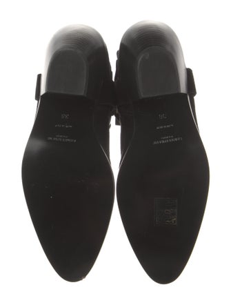 Saint Laurent Suede Moto Boots