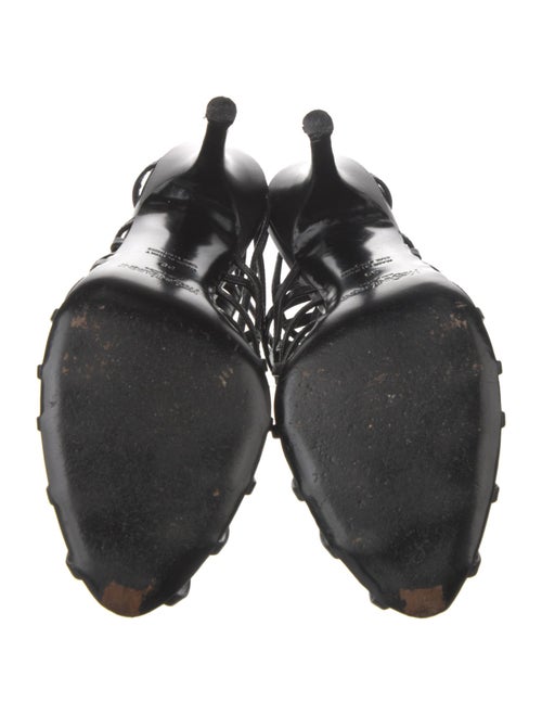 Saint Laurent Leather Slingback Sandals