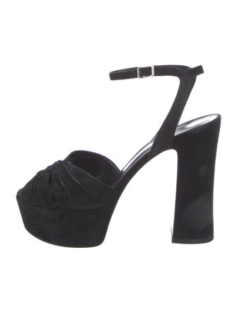 Saint Laurent Suede Sandals