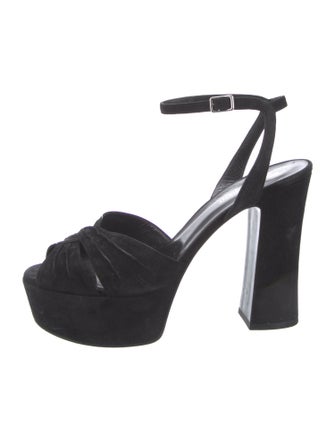 Saint Laurent Suede Sandals