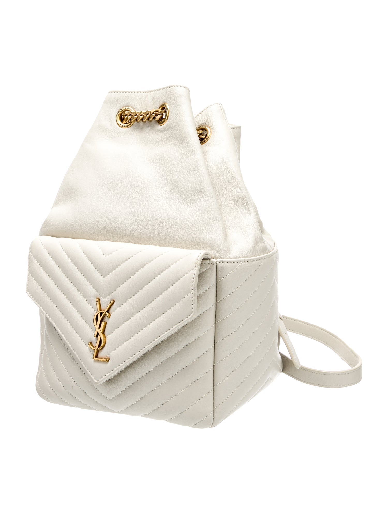 Saint Laurent Leather Joe Backpack