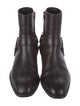 Saint Laurent Leather Moto Boots
