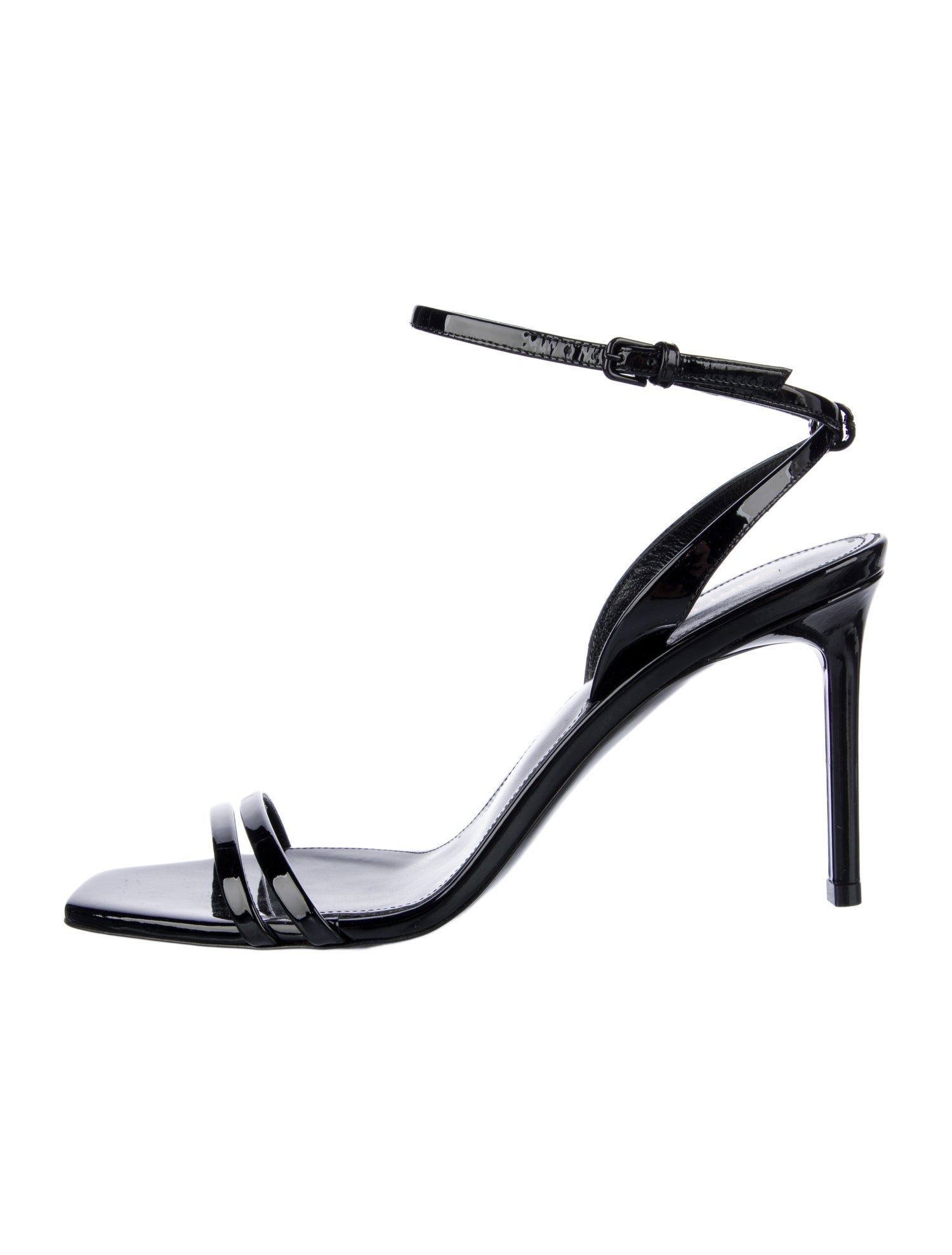 Saint Laurent Patent Leather Sandals