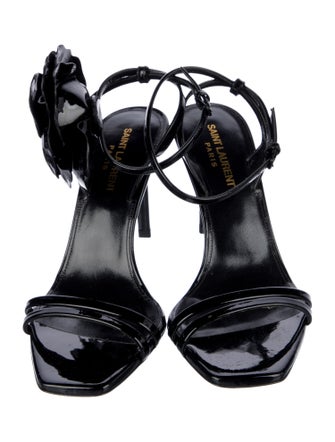 Saint Laurent Patent Leather Sandals