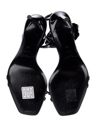Saint Laurent Patent Leather Sandals