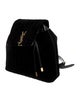 Saint Laurent Velvet Monogram Matelassé Vicky Backpack