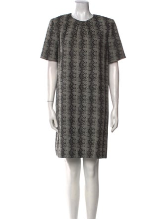 Saint Laurent Wool Mini Dress