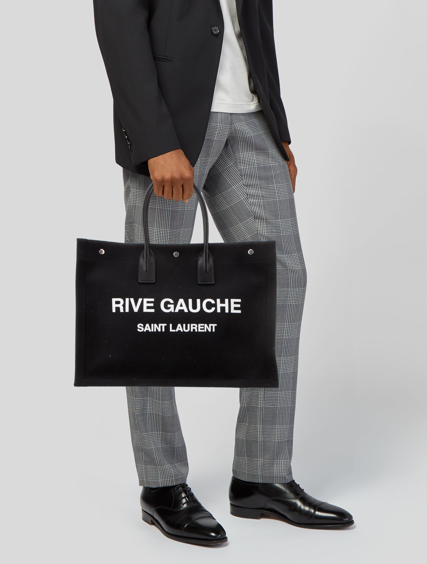 Saint Laurent Canvas Rive Gauche Large