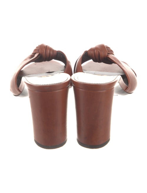 Saint Laurent Leather Slides