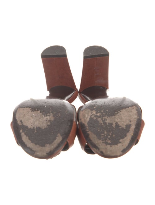 Saint Laurent Leather Slides