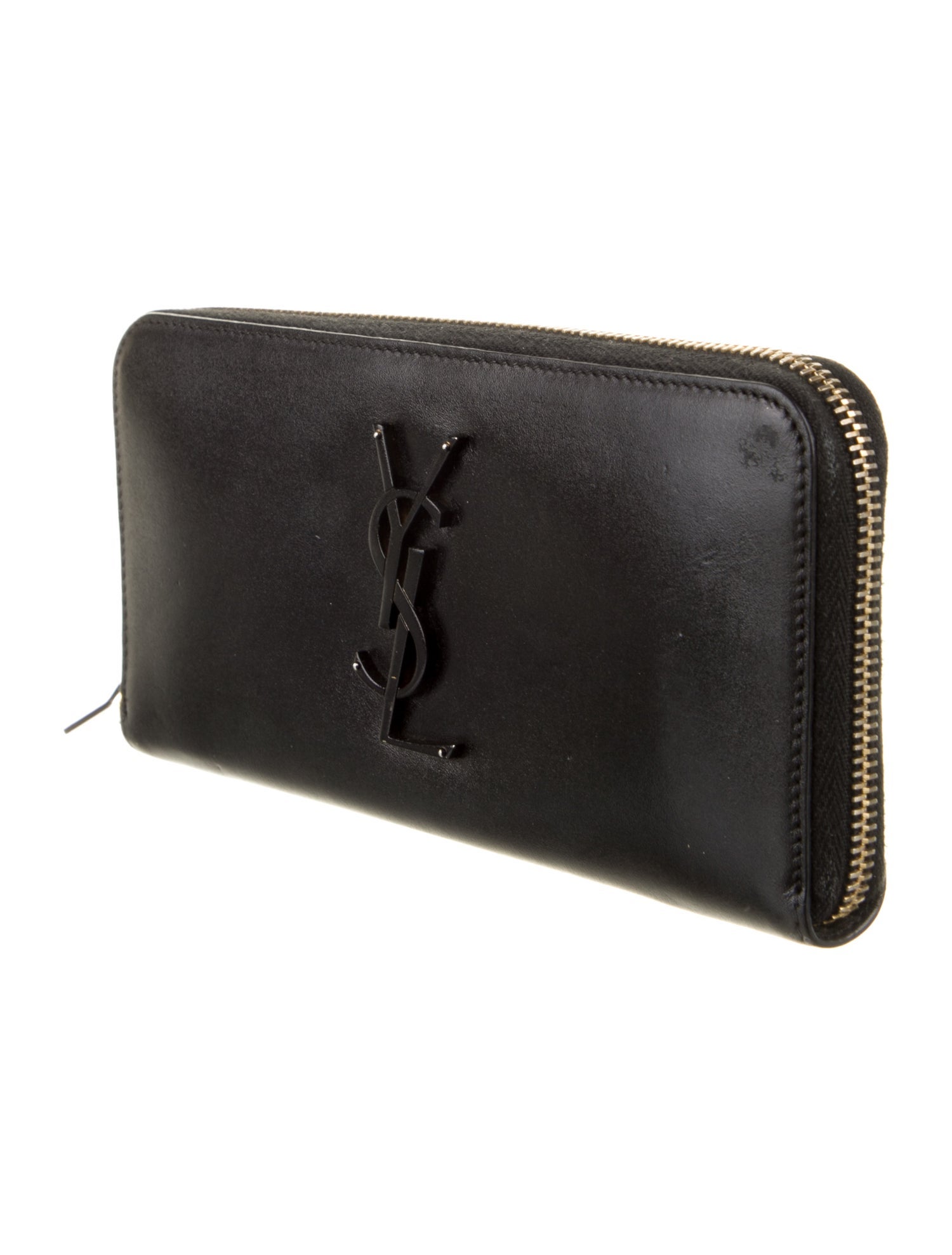 Saint Laurent Patent Leather Continental Wallet