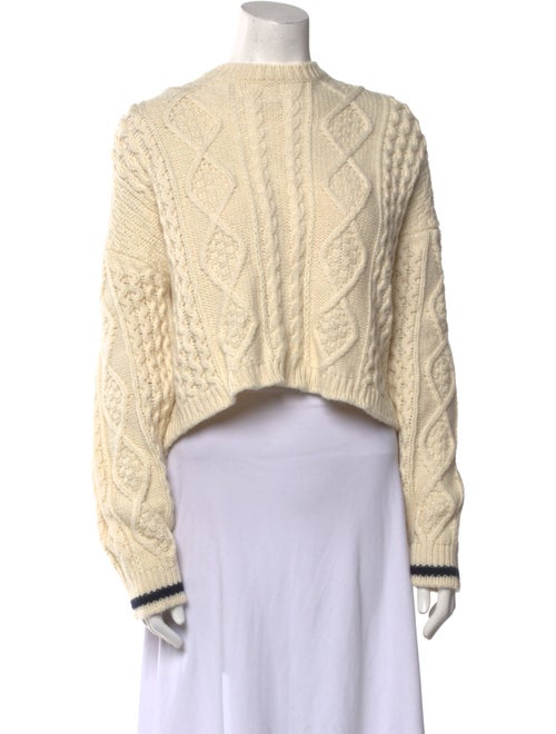 Saint Laurent Wool Mock Neck Sweater