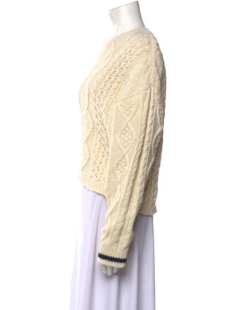 Saint Laurent Wool Mock Neck Sweater