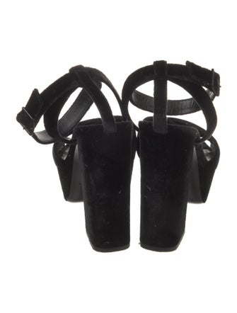 Saint Laurent Suede Sandals