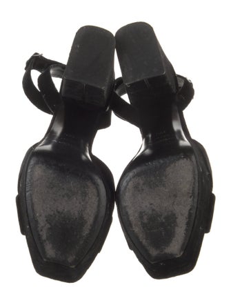 Saint Laurent Suede Sandals
