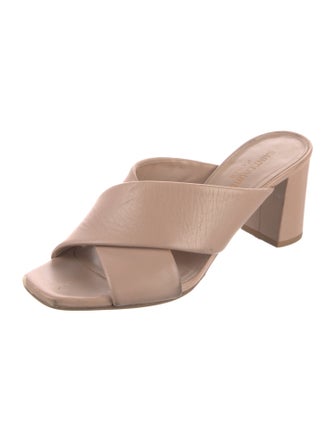 Saint Laurent Leather Slides