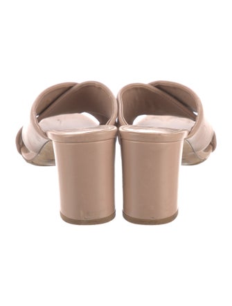 Saint Laurent Leather Slides