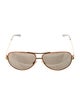 Saint Laurent Aviator Mirrored Sunglasses
