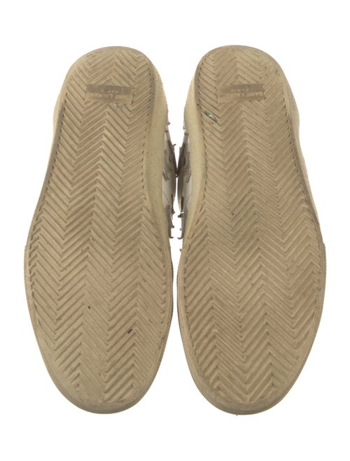 Saint Laurent Leather Printed Sneakers