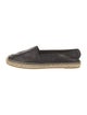 Saint Laurent Leather Whipstitch Trim Espadrilles