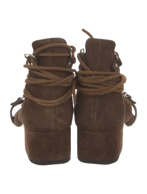 Saint Laurent Suede Gladiator Sandals