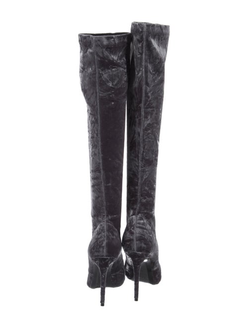 Saint Laurent Velvet Sock Boots