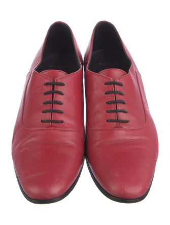 Saint Laurent Leather Oxfords