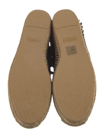 Saint Laurent Suede Fringe Trim Accent Espadrilles