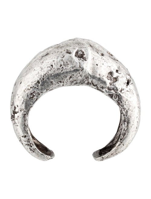 Saint Laurent Distressed Cuff Bracelet